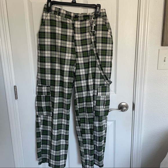 The Ragged Priest plaid check cargo pants - Picture 1 of 5